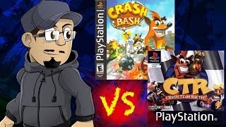 Johnny vs Crash Team Racing amp Crash Bash [upl. by Fitz]