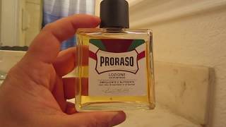 Proraso Sandlewood After Shave Review [upl. by Andel]