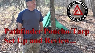 Pathfinder PonchoTarp Set Up and Review [upl. by Duke]