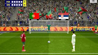 Serbia vs Portugal Penalty Shootout 🔥 Cristiano Ronaldo vs Dusan Tadic 🔥 [upl. by Kraft144]