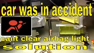 How to Reset Airbag Light on Toyota if it dont want to reset [upl. by Blackburn732]