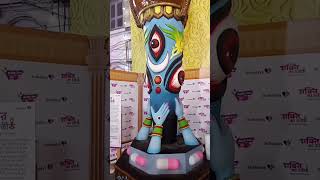 Asia Largest Solar Torch at Amherst Street Sadhoron Sree Sree Kali Puja [upl. by Haran]