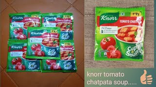 Knorr Tomato Chatpata Soup 🍅 [upl. by Kirst]