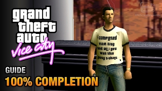 GTA Vice City  100 Completion Guide Done it All Trophy  Achievement [upl. by Oned]