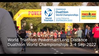 Highlights World Triathlon Powerman Zofingen Long Distance Duathlon World Championships 3 4 Sep 22 [upl. by Notlew]