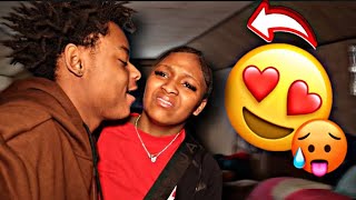 RANDOMLY KISSING MY CRUSH DURING ARGUMENTS 😘💦 gone wrong her mom cussed me out  🤧🙁 [upl. by Ariak]