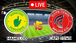 Mamelodi Sundowns Vs Cape Town Spurs Live Match 🔴 [upl. by Solrac]