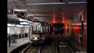 MIVB Brussels Hoofdstelijk Gewest Traject BN PCC 77007800 7814 Tram Lijn 39 Montgomery BanEik [upl. by Eirrac]