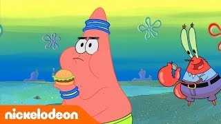 Spongebob  Lezioni di cucina il Krubby Patty  Nickelodeon Italia [upl. by Latton]