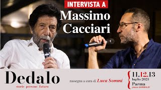 Luca Sommi intervista Massimo Cacciarii nella rassegna Dedalo [upl. by Harmonie249]