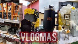 vlogmas Ep4  finally a Stanley dupe  decor events [upl. by Eillod]