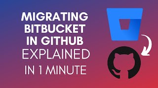 How To Migrate Bitbucket To GitHub 2024 [upl. by Yaffit]