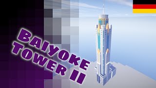 Baiyoke Tower 2  Minecraft Zeitraffer [upl. by Darrell]