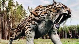 SaberToothed Tiger  Ice Age Prehistoric Predator  Full Documentary [upl. by Leland815]