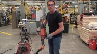 Hilti Demonstration of drilling dustless [upl. by Almat]