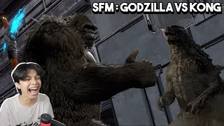 React MEME SFM Godzilla vs KONG [upl. by Gaulin]