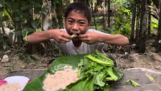 Kupsu ahabi for the first timemanipuri foodmukbangvillagelifestylevillagekid [upl. by Dagley]