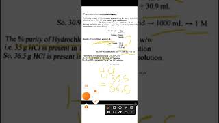 preparation and standardization of 01M HCL part5 b Pharma 1st semester  pharmaceutical analysis [upl. by Tiebout]