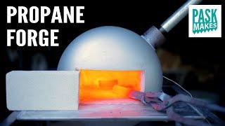 Propane Forge Build  Using a Gas Bottle and a Kit [upl. by Pain357]