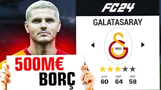 500 MİLYON EURO BORÇLA GALATASARAY REBUİLD  EA FC 24 GALATASARAY REBUİLD [upl. by Ja403]