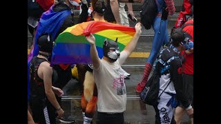 CSD Berlin Parade 27 Juli 2024 Motto quotNur gemeinsam stark  Für Demokratie und Vielfaltquot [upl. by Robbi]