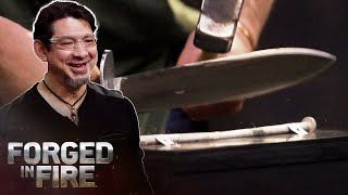 Bladesmith Breaks Out SECRET WEAPON  Forged in Fire Season 4 [upl. by Vassily902]