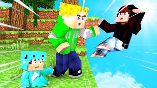 BEBE MILO Y TIO WALKY JUEGAN SKYWARS 🔥 MINECRAFT ROLEPLAY MINI JUEGO PLAYZMCNET [upl. by Stevie]