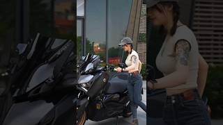 xmax 300 shortvideo xmax xmax300 bikegirl [upl. by Uball]