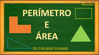 PERÍMETRO E ÁREA  6º ANO [upl. by Leggat]