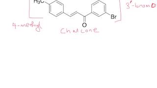 Naming chalcone [upl. by Candice200]