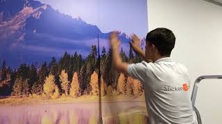 How to Apply Wall Murals [upl. by Bohrer]