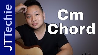 How to Play Cm Chord on Acoustic Guitar  C Minor Chord on Guitar [upl. by Caffrey]