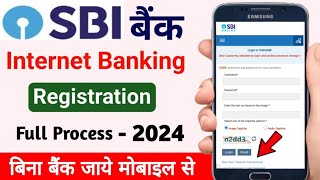 SBI Net Banking Online Registration  Sbi Net banking Kaise Kare  Sbi Net Banking [upl. by Devlin]