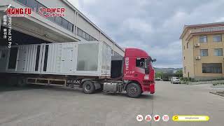 Hongfu 2x20HQ Perkins Generator loading video [upl. by Amehr93]