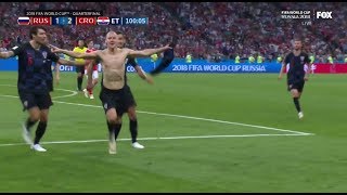 Domagoj Vida 100 HEADER GOAL CROATIA VS RUSSIA 21 Fisht Olympic Stadium [upl. by Hilarius]