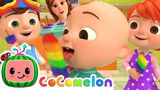 The Colors Song with Popsicles  CoComelon  Nursery Rhymes and Songs for Kids [upl. by Eikceb]