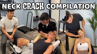 6 MINUTES OF NECK CRACKS ASMR  Dr Tyler the Chiropractor Best of TikTok Compilation [upl. by Ecnesse296]