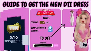 HOW TO GET NEW CODE IN DRESS TO IMPRESS Classic Event UPDATE  ROBLOX  DTI [upl. by Heiney]