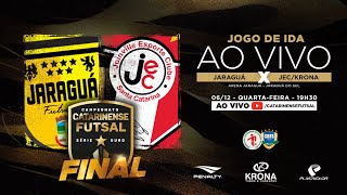 CAMPEONATO CATARINENSE SÉRIE OURO 2023  FINAL  Jaraguá Futsal X JECKrona [upl. by Leak]