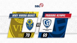 Vevey Riviera Basket vs Fribourg Olympic  Game Highlights [upl. by Hayarahs]