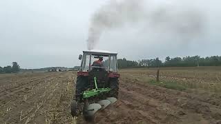 orka pod przezyto zetrem 5718 bo Zetor 7045 ma awarię podnośnik [upl. by Petigny]