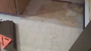 Installing Cork and Marmoleum Floors [upl. by Thurlough]