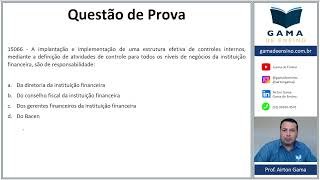 QUESTÃO 15066  PLDFT CPA10 CPA20 CEA AI ANCORD [upl. by Arabel]