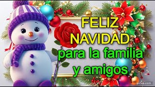 🌲HERMOSO Mensaje de FELIZ NAVIDAD🌹Saludos de navidad REFLEXION frases cortas [upl. by Kcod993]