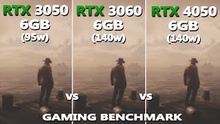 RTX 4050 140w vs 3060 140w vs 3050 6GB 95w Gaming Test  Acer Nitro 5 vs Lenovo LOQ [upl. by Beitnes957]