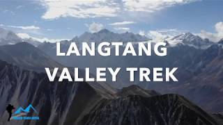 Langtang valley trek drone 4k by Rugged Trails Nepal  Trekking in Nepal Langtang Kyanjin Gompa [upl. by Pinette245]