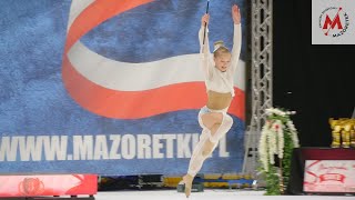 Mażoretki Serduszko Cieszyn Solo Baton Acrobatic Junior  Bytom 2024 [upl. by Nnylyma]