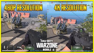 WARZONE MOBILE GRAPHICRESOLUTION INCREASE TRICK ON ANDROID  INCREASE GRAPHICS ON WARZONE MOBILE 😍💥 [upl. by Tap]