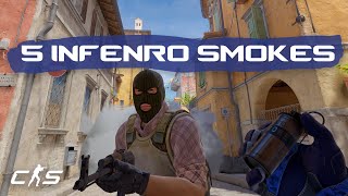 CS2 Inferno  5 Smokes EVERYONE Should Know [upl. by Suvart]