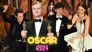 The Oscars 2024 Oppenheimer Ryan Gosling Billie Eilish 96th Academy Awards ceremony highlights [upl. by Berkman]